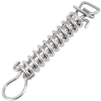 Wood Grip 10 Pack Swimming Pool Cover Stainless Steel Spring with Stopper D Ring and Protective Vinyl Spring Cover - for Winter Safety Pool Covers (10)