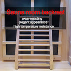 Sauna Backrest, Natural Wood Hemlock, No Stains, Non-Toxic, 13"(W) x 20.5"(H)