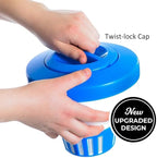 Floating Chlorine Dispenser, Pool Spa Chlorine/Bromine Floater,7" Large Capacity Floating Chlorinator & Bromine Holder Fits 3 Inch Chemical Tablets（Collapsible）
