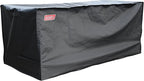 XXL Storage Box cover with Straps and Handles, Waterproof Heavy Duty Outdoor Furniture Winter Cover for Keter, Suncast Container (Deck Box Cover, 63"(L) 30"(D) 28.3"(H)) Black