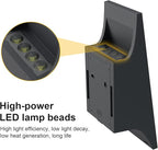 Solar Sconce Lights Outdoor, Dimmable Solar Wall Lights Up and Down, 3000K 700LM Solars Lights Outdoor IP65 Waterproof for Yard Fence Patio Garage Porch, 2pcs