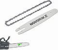 7" Chain and 7” Guide Bar Pitch: 1/4" Low Profile 44Drive Links Replacement Chain For 2-in-1 Cordless Pole Saw & Mini Chainsaw .043" Gauge