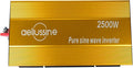 2500W Pure Sine Wave Inverter-24V DC to 110V 120V AC Power Converter with 2 AC Outlets, 24 Volt Power Inverter for Truck, Rv, Camping, Home