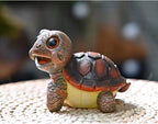 Turtle Garden Decor Turtle Statue Outdoor Yard Patio Decor Indoor/Outdoor Garden Decor Animal Statu for Home, Yard, Patio, Backyard, Balcony (Red)