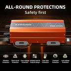 1080W Pure Sine Wave Inverter 12V to 110V Ultra Quiet, Game-Changing Design | 12V to 110 Converter for Home, RV, Camping, Off-Grid & Outdoor Adventures丨DC to AC (LGE-12V-1080Ti)