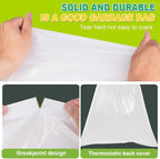 SWIHELP Medium Garbage Bags 8 Gallon /30 Liter Trash Bags Wastebasket Bin Liners Plastic Trash Bags for Bathroom Bedroom Office Trash Can 220 Count
