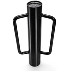 TOPZEA Fence Post Driver, 12LB Heavy Duty T Post Pounder with Ergonomic Handle, 2.7" Inner Dia Steel Posts Hole Diggers Hand Rammer Tool for T Posts, U Channel, Garden& Farm Fencing, Black