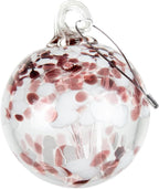 Dale Tiffany Hand Blown Glass, 4" Diameter Enchanted, Tree of Life Collection, Witch Globe Hanging Garden Indoor/Outdoor Decorative Ornament Gazing Ball
