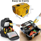 200W Power Inverter for Dewalt 20V DC 20V to AC 110-120V Battery Inverter, Battery Powered Outlet with 1 USB Ports & 1 Type-C & 1 AC Outlet,LED Portable Power Station Charger Adapt
