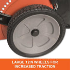 Agri-Fab 45-0492 44" Tow-Behind Lawn Sweeper, 28 cu. ft Hopper Bag Capacity; Leaf & Grass Catcher, with Adjustable Brush Height and Dump From Seat Handle