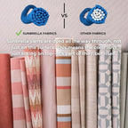 RSH DECOR: Sunbrella Square Throw Pillows Set of 2 | 20" x 20" | Water and Fade-Resistant Performance Fabric | Outdoor Pillow Covers with Down-Alternative Inserts | Maxim Heather Beige