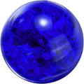 uxcell 30mm/1.2" Crystal Sphere Ball Ice Cracked Glass Solid Decorative Sphere Crystal Ball Prop Ornament for Feng Shui Divination Fortune Telling Tabletop Fountain Decoration, Dark Blue