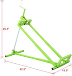 Heavy-Duty Lawn Mower Lift - 800 Lbs Capacity, Universal Fit, Easy Lift for Riding Mowers, Tractors | Adjustable 45° Tilt, Maintenance and Cleaning Aid