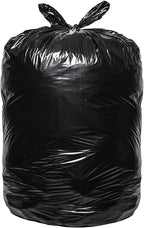 TYPLASTICS Heavy Duty 55-60 Gallon Trash Can Liners, 36" x 60", 1.2Mil, Black Garbage Bags, Multipurpose for Lawn, Leaf, Yard, Office, Outdoor, Gardening, Commercial and Industrial - Boxes of 100