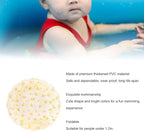 29 Inch Inflatable Swimming Pool, PVC Portable Blow Up Ball Play Pit Pool for Kid Indoor Outdoor Backyard (Transparent Lemon)