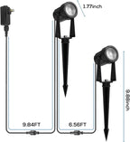 Banord Outdoor Landscape Lighting, 4 Pack Low Voltage Landscape Lighting, IP65 Waterproof Outdoor Lighting for Yard Garden Lawn Plants
