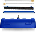 GALAXYER Pressure Washer Surface Cleaner, Metal Floor Washer Accessories for Driveways Sidewalks Patios with 2 Extension Pole Attachments, 1/4-inch Quick Coupler
