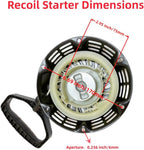 751-10955 Recoil Starter Replacement for MTD 161-JW 161-JWA Craftsman C-Cadet Hus-kee Troy-Bilt Yard Machines Snowblower Rep 951-10955