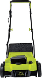 Sun Joe 24V-X2-DTS15 Scarifier and Dethatcher Kit, 5-Depth Positions, 15-inch, Brushless Motor, w/ 2 x 24-V 4.0-Ah Batteries and Dual Port Charger