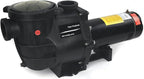 XtremepowerUS 2HP In-Ground Swimming Pool Pump Variable Speed 2" Inlet 230V High Flo w/ Slip-On Fitting