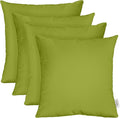 RSH DECOR: Sunbrella Square Throw Pillows Set of 4 | 20" x 20" | Water and Fade-Resistant Performance Fabric | Outdoor Pillow Covers with Down-Alternative Inserts | Canvas Macaw