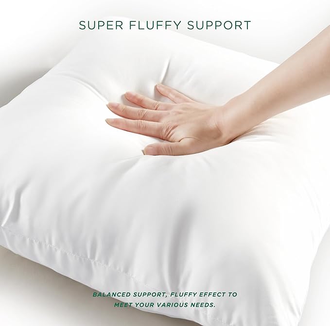 Codi 12x20 Pillow Insert Set of 4, Water Resistant Outdoor Lumbar Pillows for Patio Furniture