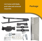 KUAFU Snow Plow Blade Universal Kit Steel Adjustable 48" Complete Universal Kit Package Compatible with ATV Honda Kawasaki Polaris Aeon Crossland Arctic-Cat Alterra (You Will get 2 Packages)