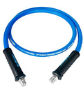 Tough-Tek TTPW1203-NM 1/2" x 3' Rubber Pressure Washing Hose: 4000 PSI, Heavy-Duty, Kevlar Reinforced, Kink-Resistant, Abrasion-Resistant, Hot & Cold Water, Commercial & Residential Use