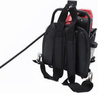 Handheld Sweeper 52CC 2 Stroke Gasoline Power Sweeper Outdoor Sweeping Broom 2.3HP Walk Behind Sweeper Cleaner 20.5'' Turf Lawns Driveway Grass Sweeping Cleaning Tool