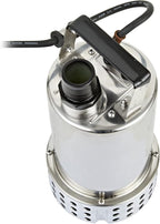 Little Giant MDP-1 115-Volt, 4260 GPH, 3/4 HP Manual Submersible Stainless Steel Main Drain Swimming Pool Utility Pump for Removing Standing Water, 25-ft Power Cord, Steel, 577306