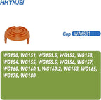 WA6531 Trimmer Spool Cap Covers for Worx WG150 WG151 WG152 WG153 WG154 WG155 WG156 WG157 WG160 WG163 WG165 WG175 WG180 String Trimmers Weed Eater (2/Pack)