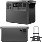 DJI Power 2000 Portable Power Station, Expansion Battery, 2048Wh LFP Battery, 3000W Stable Output, Expandable to 22,528Wh, Home Backup, RV, Off-Grid, Outdoor, Easy Transport
