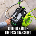 EGO Power+ 2100 Psi 1.2 Gpm Battery Powered Cold Water Pressure Washer with 4 Spray Nozzles 6.0Ah Kit