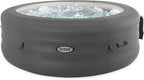 INTEX SimpleSpa Inflatable Hot Tub, 6 Person Jet Massage Spa with Built-in Pump and Cover - Portable Outdoor Tub with Bubble Jets for Home, Backyard, and Patio