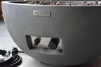 AMS Fireplace | Modeno | Nantucket | Firepit Table | Cover and Lava Rocks Included | (Fuel: Natural Gas - Light Gray)
