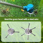 Steel Wire Grass Trimmer Head, 2025 Upgraded String Trimmer Replacement Head, 6 Inch Steel Wire Wheel Grass Trimmer Blade Remover Tool for Lawn Mower Tray (1, 6 Blade)