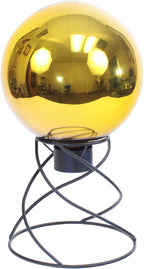RSR Industries Echo Valley 8104 10-Inch Glass Gazing Globe, Gold