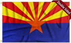 FLAGWIN Arizona Flag 3x5 FT - Double Sided Flag Outdoor 3 Ply - Vivid Color and Fade Proof State of Arizona Flags with Brass Grommets