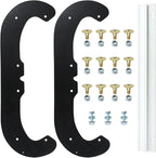 2 Pack 117-7700 Snow Blower Paddles with 117-7717 Scraper Blade for Toro Power Clear 180 418ZE 418ZR 518ZE 518ZR 18 inch Toro CCR Powerlite 38272 38472 38282 38273 38283 38473 Snow Throwers