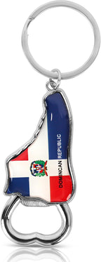 Dominican Republic Beer Bottle Opener Keychain - Sneaker
