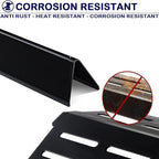 Heat Deflector Flavorizer Bars Porcelain Steel Gas Grill Replacement Parts for Weber Genesis 300 Series E310 E320 E330 S310 S320 S330 EP/CEP-310 EP/CEP-320 EP/CEP-330, 17.5 inch Heat Shield Plates