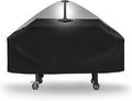 SunPatio Griddle Cover 36 Inch, Compatible for Blackstone 36" Griddle Cooking Station, Camp Chef etc., Outdoor Heavy Duty Waterproof 4 Burner Flat Top Gas Grill Cover with Support Pole