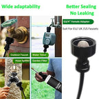 360° Adjustable Drip Irrigation System 32.8FT Garden Watering System with 10 Nozzles, Garden Irrigation System, Greenhouse Accessories, Atomizing System for Yard, Lawn, Plants, 5/16 in Hose