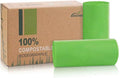 Compost Bags, 8 Gallons, 30Liter, Extra Thick 0.87 Mils, Biodegradable Food scrap waste bags with US BPI ASTM D6400 and Europe OK Compost Home Certified