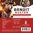 Birdseed Cylinders with Hole - Bird Seed for Outside Wild Birds (Small Cylinder, Bandit Buster 6pc)