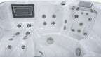 Bueno Spa New York 6 - Person - 49 Jet Hot Tub with New Artic Max Insulation, LED Lights, Ozonator, and Cover