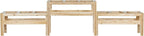 Greenes Fence Two-Tiers Nine Bucket Elevated Cedar Wood Garden Frame, 125 in. x 16 in. x 30 in. - Made in USA with North American Cedar