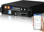 ECO-WORTHY 48V 100Ah LiFePO4 Lithium Battery w/Bluetooth | UL1973 & UL9540A & CEC Listed | 5120Wh Server Rack Battery for Solar Energy Storage, Home Backup Power