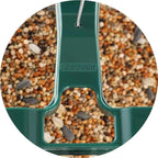 Bird Feeders for Outdoors Hanging Bird Feeder Wild Birds Seed, Green