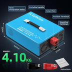 2000W Pure Sine Wave Power Inverter Voice Control AI Voice Assistant Support English 12V to 120V 60HZ with LCD Display, USB Port, for Car Home Laptop Truck